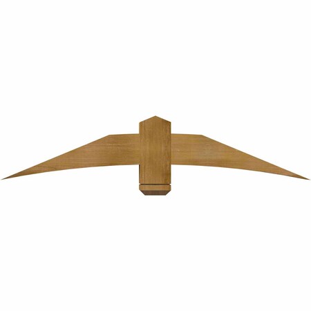 Ekena Millwork Bellingham Rough Sawn Timber Gable Bracket, Western Red Cedar, 60"W x 12"H x 6"D x 6"F, 5/12 Pitch GBW060X12X0606BEL00RWR